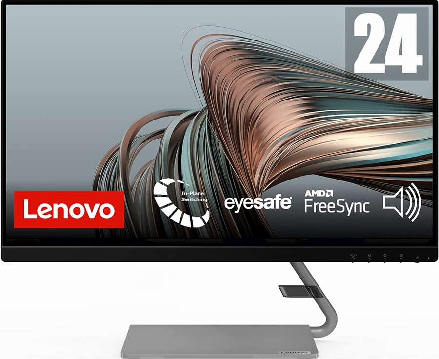 Monitor Lenovo Q24i-1L 24" FHD con Eyesafe e audio stereo